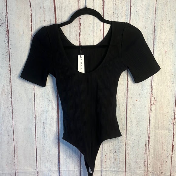 NWT Vitamin A West ribbed bodysuit - Picture 4 of 9